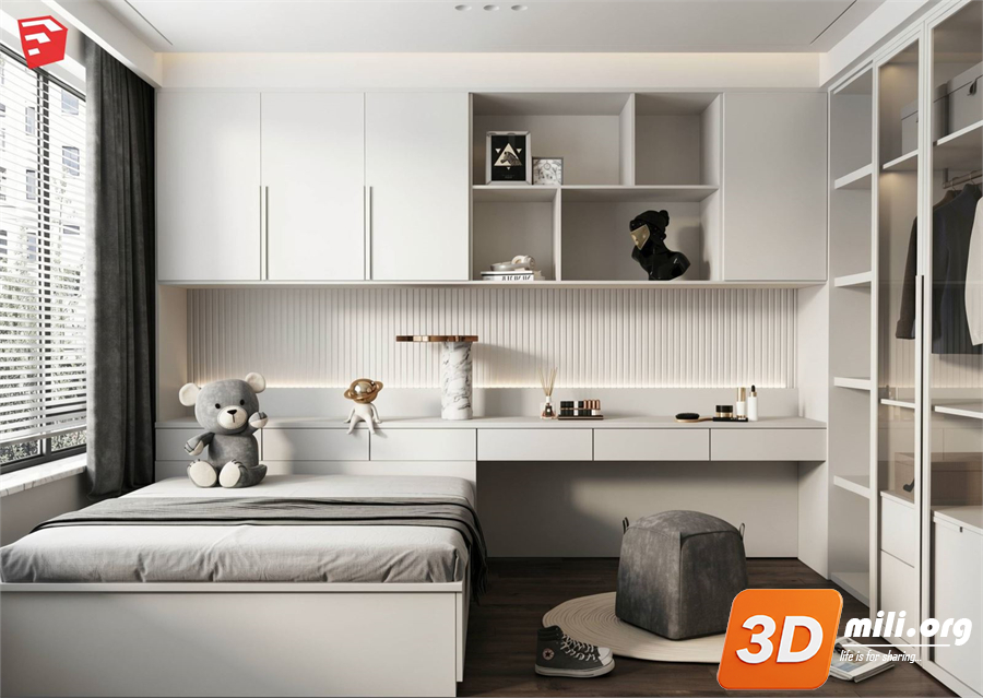 Children Room Scenes Skp FIles 